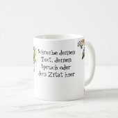 niedlicher Vogel Strauß 7 コーヒーマグカップ (正面右)