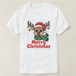 NiedlicherWeihnachtsrentierPulloverMerryChristmas Tシャツ