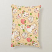 niedliches Hasendesign アクセントクッション (裏面(縦))