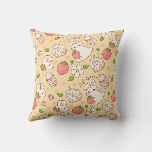 niedliches Hasendesign クッション (裏面)