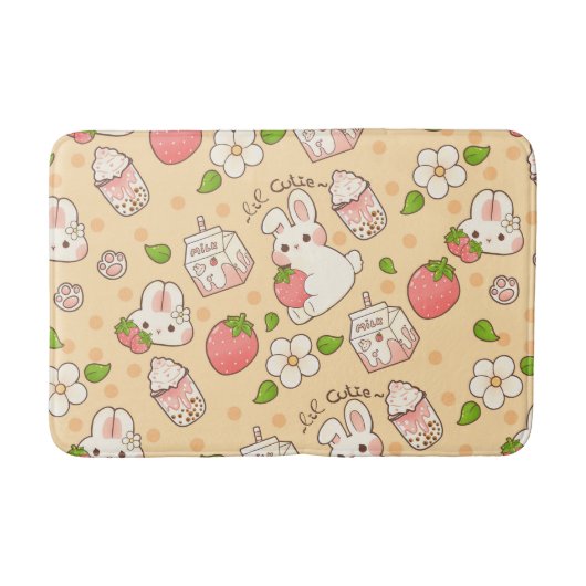 niedliches Hasendesign バスマット (正面)