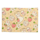 niedliches Hasendesign 枕カバー (裏面)