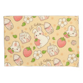 niedliches Hasendesign 枕カバー (正面)