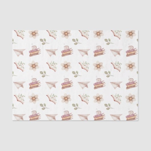 Niedliches Seidenpapier für Buchliebhaber 薄葉紙 (正面)