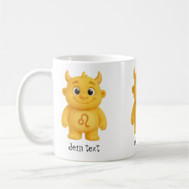 niedliches Sternzeichen Monster Löwe コーヒーマグカップ