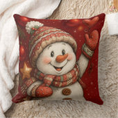 Niedliches Winter-Motiv für Liebe und Freundschaft クッション (ブランケット)