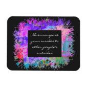 Niemals vergleichen マグネット (横)