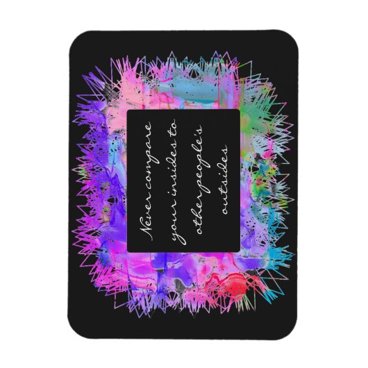 Niemals vergleichen マグネット (縦)