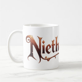 Niethalf mit Text コーヒーマグカップ