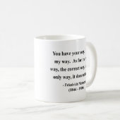 Nietzscheの引用文1a コーヒーマグカップ (正面右)