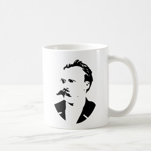 Nietzscheは直面します コーヒーマグカップ (右)