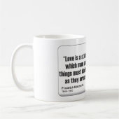 Nietzsche: 愛 コーヒーマグカップ (左)