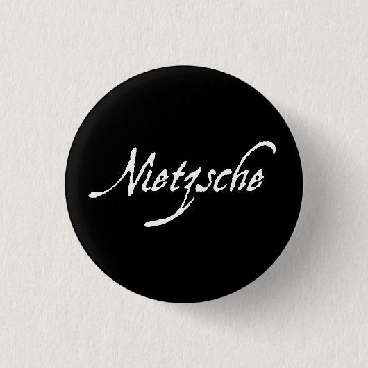"NIETZSCHE " 缶バッジ (正面)