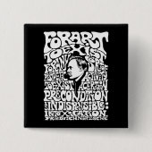 Nietzsche -芸術 缶バッジ (正面)