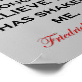 Nietzsche Not That You Lied To Me Quote ポスター (角)