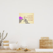 Nietzsche Quote Cartoon He Who Fights Monsters ポスター (キッチン)