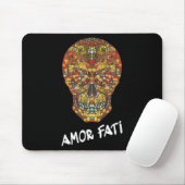 Nietzsche Stoic Quote Philosopher Sugar Skull Amor マウスパッド (マウス)