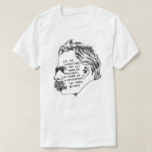 Nietzsche Tシャツ (デザイン正面)