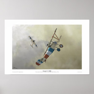 Nieuport 11の` BéBé」 ポスター
