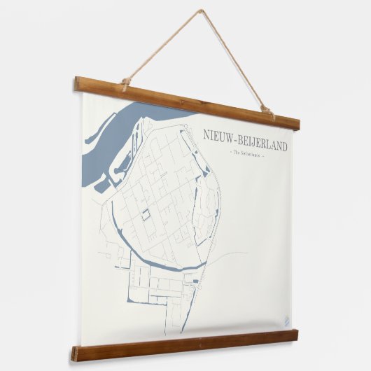 nieuw-beijerland 吊り下げ型タペストリー (傾斜あり)