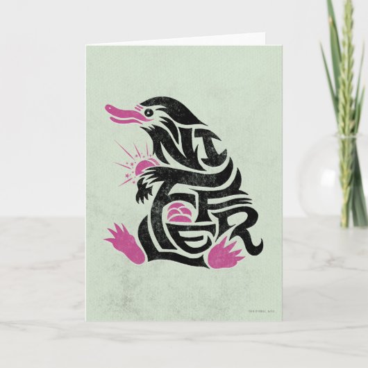 NIFFLER™のタイポグラフィのグラフィック カード (正面)