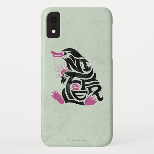 NIFFLER™タイポグラフィグラフィック Case-Mate iPhoneケース (裏面)