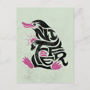 NIFFLER™タイポグラフィ図 ポストカード