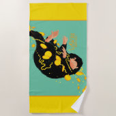 Niffler Floating With Gold ビーチタオル (正面)