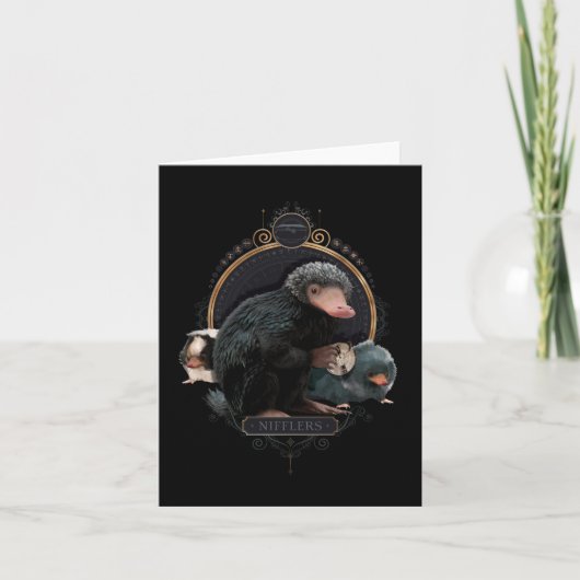 NIFFLER™sアールヌーボーポートレート カード (正面)