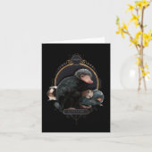NIFFLER™sアールヌーボーポートレート カード (黄色い花)