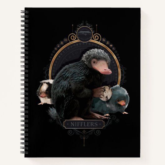 NIFFLER™sアールヌーボーポートレート ノートブック (正面)