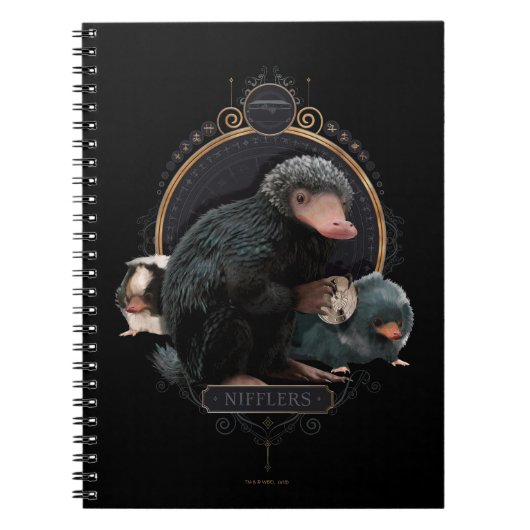 NIFFLER™sアールヌーボーポートレート ノートブック (正面)