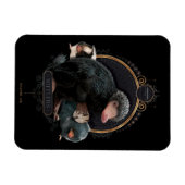 NIFFLER™sアールヌーボーポートレート マグネット (横)