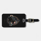 NIFFLER™sアールヌーボーポートレート ラゲッジタグ (正面横)