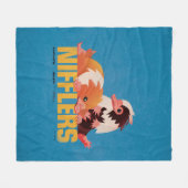 Nifflersヴィンテージグラフィック フリースブランケット (正面(横))