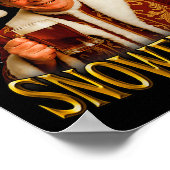 Nigel Farage Christmas Premium Tri-blend ポスター (角)