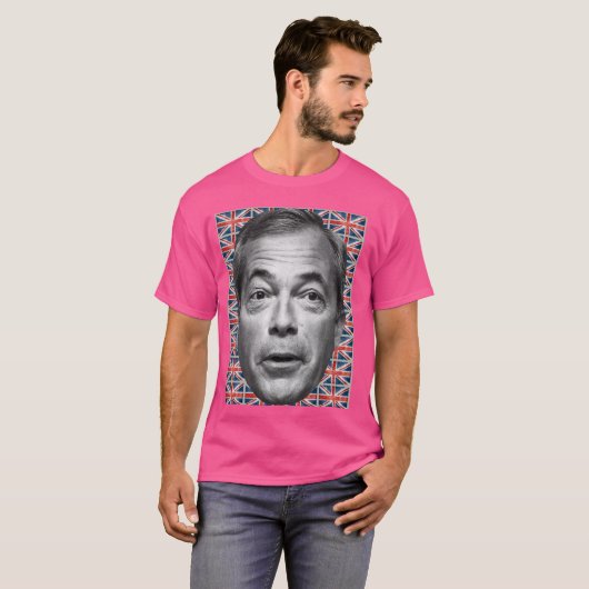 Nigel Farage - Nigel Farage for British Prime Mini Tシャツ (正面フル)