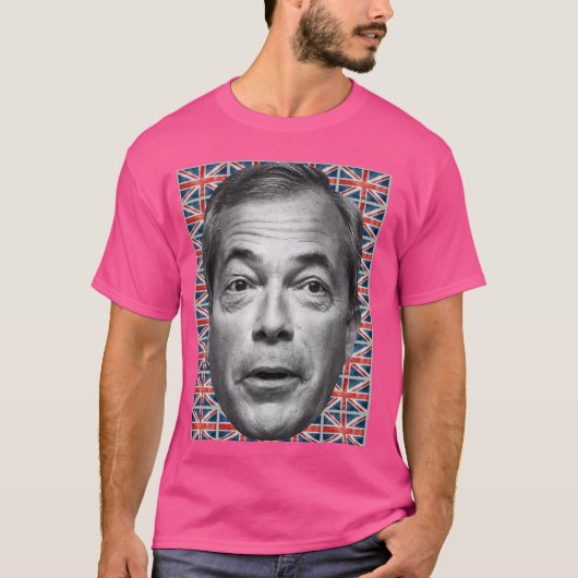 Nigel Farage - Nigel Farage for British Prime Mini Tシャツ (正面)