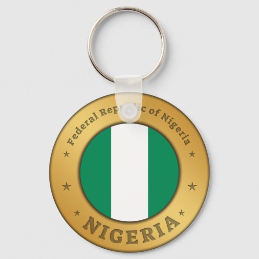 Nigeria Flag キーホルダー (正面)
