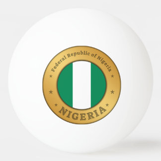 Nigeria Flag 卓球ボール