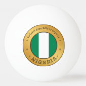 Nigeria Flag 卓球ボール (裏面)