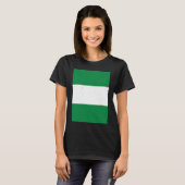 Nigeria Flag Nigerian Pride Travel Tシャツ (正面フル)