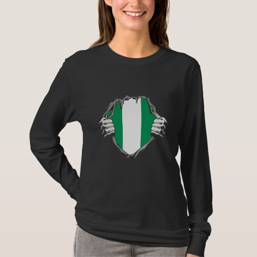 Nigeria Flag Tシャツ (正面)
