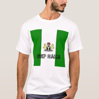 nigeria_Full、I REP NAIJA Tシャツ