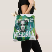 “Nigeria-Inspired Tote Bag – Celebrate Culture & I トートバッグ (クローズアップ)