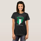 Nigeria Pride Nigerian African American Nigerian R Tシャツ (正面フル)