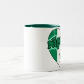 Nigerian Girl ツートーンマグカップ (中央)