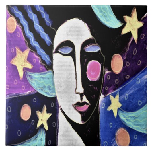 Nigfall抽象芸術デジ絵画タル タイル (正面)