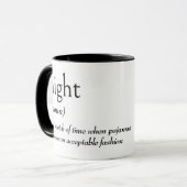NIGHTの辞書の定義 マグカップ (正面左)