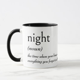 NIGHTの辞書定義 マグカップ